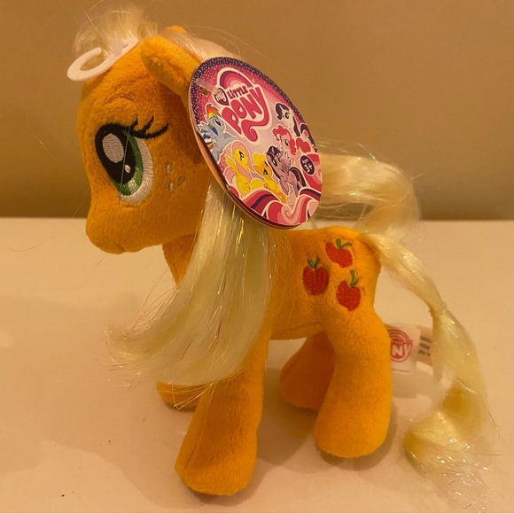 Apple Jack My Little Pony Orange and Yellow Stuffed Animal - Picture 1 of 12